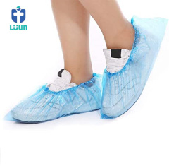 pp non woven cover shoes black anti slip thick shoe covers Disposable shoe cover
