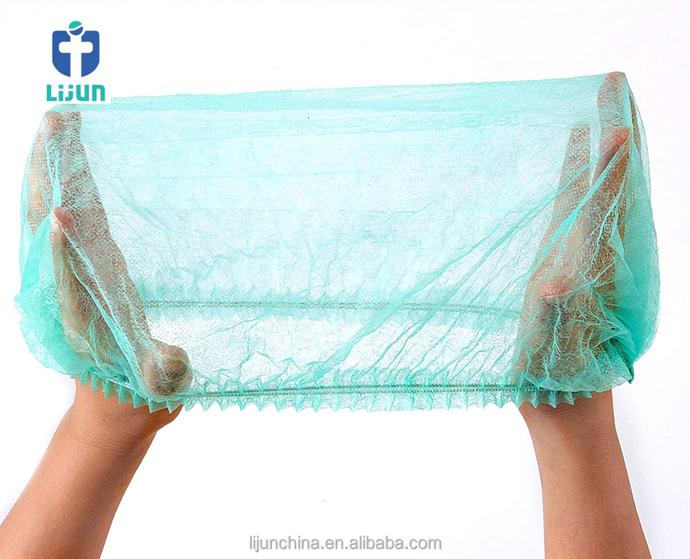 Surgically disposable best seller head cover net non woven mob clip cap non woven strip cap bouffant head cover Hair Net surgical doctor nurse hat Round mob cap