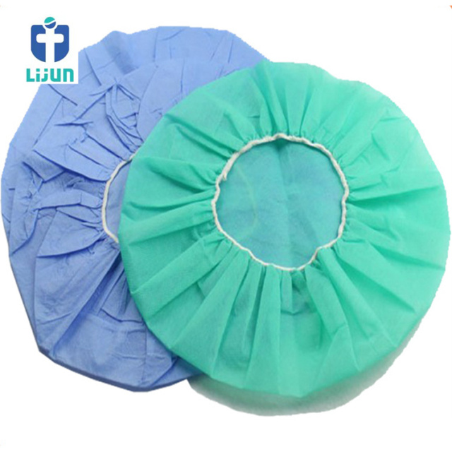 Disposable Medical Hair Clip Cap Nonwoven Bouffant Caps Hair Net for Hospital Ce OEM Service Mop Cap Ozone TM 3 Years Spike