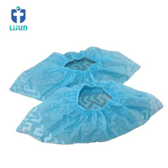 Cleanroom Non-slip Disposable Anti-Dust Shoe Cover Protective Single Elastic Nonwoven Shoes Cover