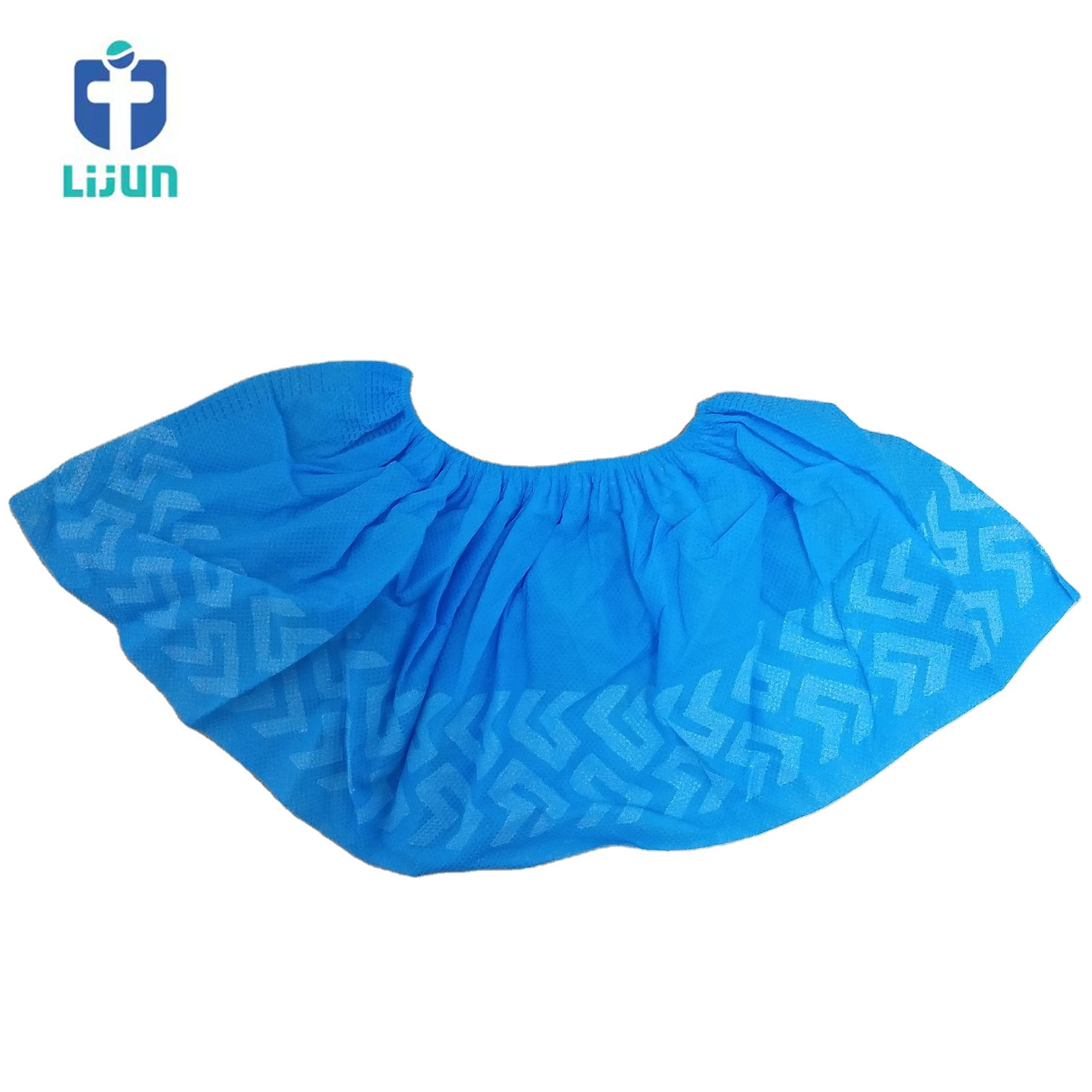 pp non woven cover shoes black anti slip thick shoe covers Disposable shoe cover