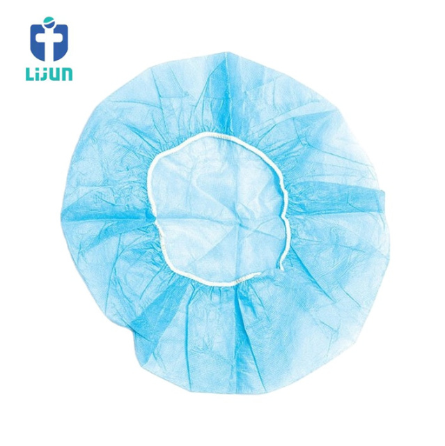 Customized Waterproof Hair Cover Spa Non-woven Fabric Shower Cap Hair Salon Oil-proof White Hotel Disposable Shower Cap