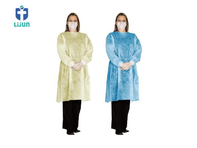 Factory dupont tyvek 500 600 dupont pp sms coverall Non-sterile chemical protective disposable jumpsuit coverall isolation gown