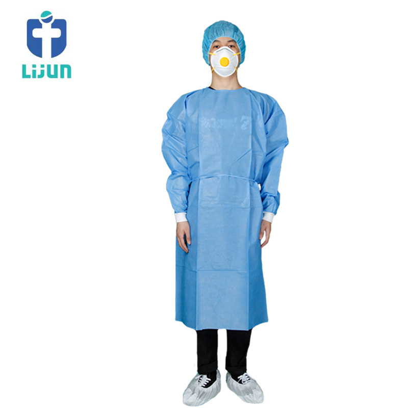 Gowns Medical Disposable Hospital Isolation Gown Pp Pe Surgical Hospital Clothes