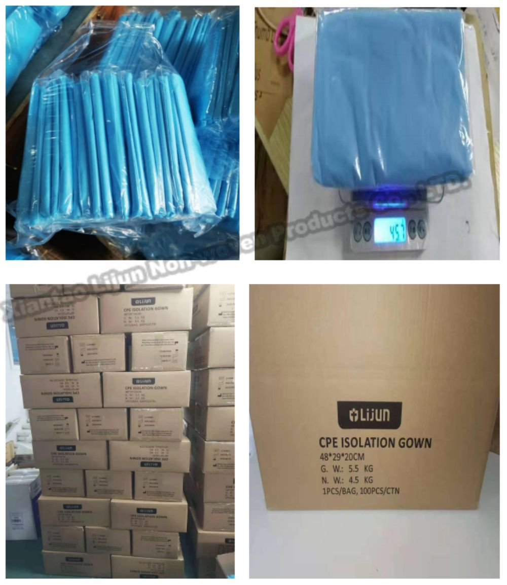 Manufacturer Disposable Isolation Patient Gowns Surgical Gown Ce Disposable gowns Class I