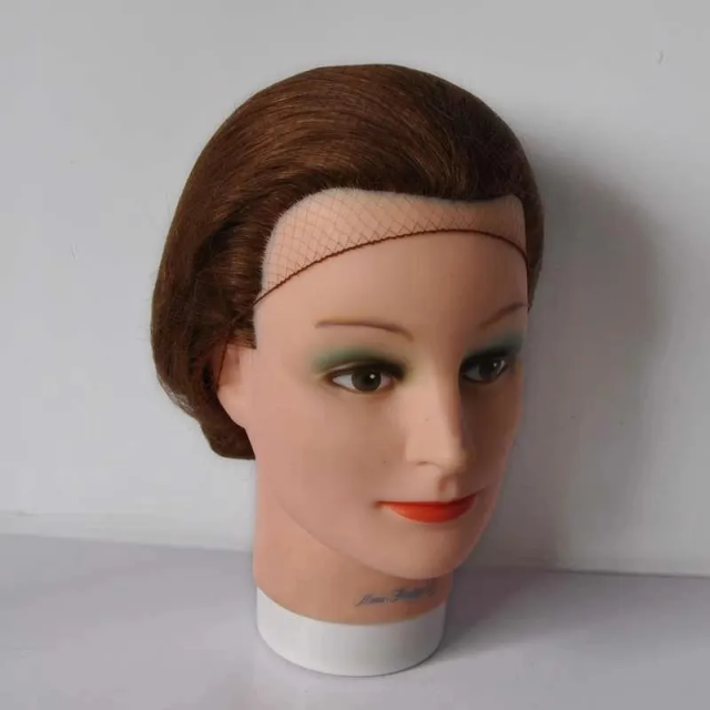 S M L Elasticity Breathable Transparent Black Beige Mesh Weaving Dome Wig Caps for Making Wigs DHL Western Spandex HEN