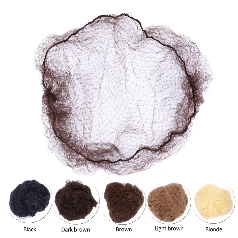 S M L Elasticity Breathable Transparent Black Beige Mesh Weaving Dome Wig Caps for Making Wigs DHL Western Spandex HEN