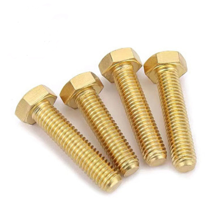 Brass Full Thread Hexagon Bolts