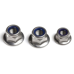 Stainless Stee Nylon Insert Hex Flange Nuts