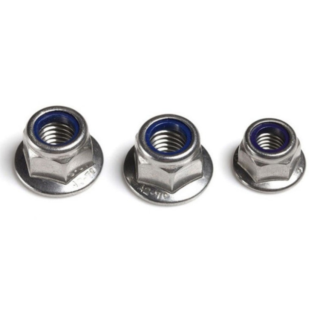 Stainless Stee Nylon Insert Hex Flange Nuts