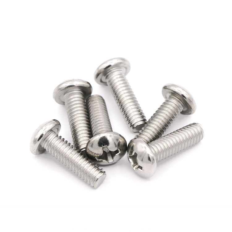 ANSI B8.6.3P Inch Stainless Steel Phillip Pan Head Screws
