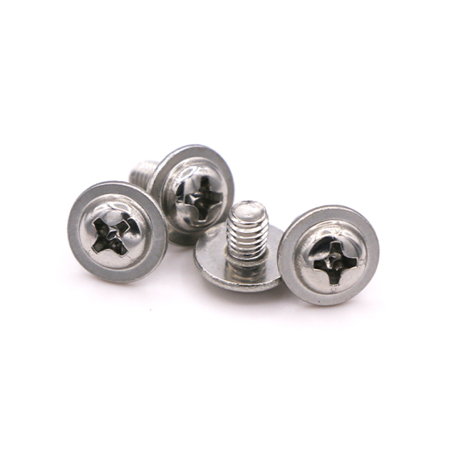 DIN967 Stainless Steel Cross Pan Head Washer Screws