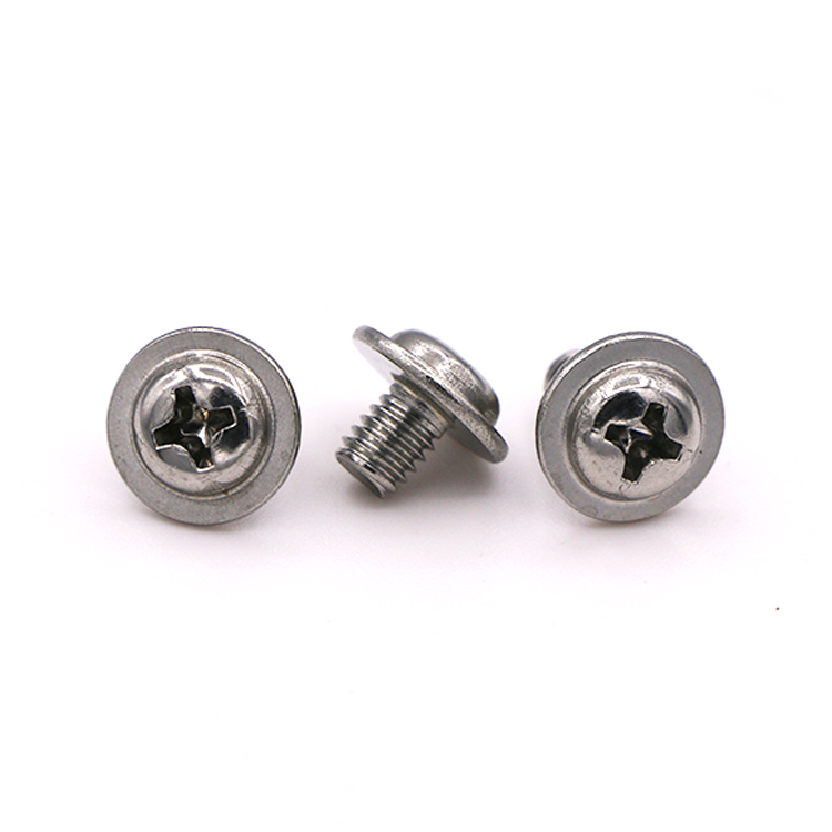 DIN967 Stainless Steel Cross Pan Head Washer Screws