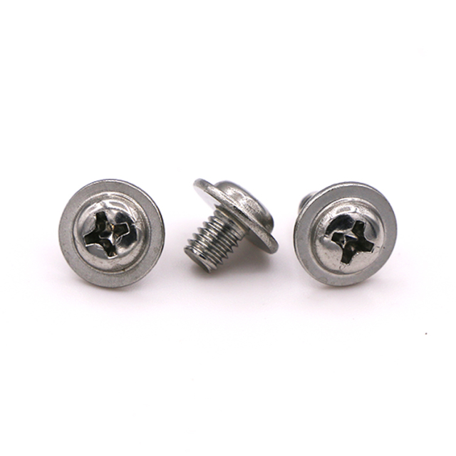 DIN967 Stainless Steel Cross Pan Head Washer Screws