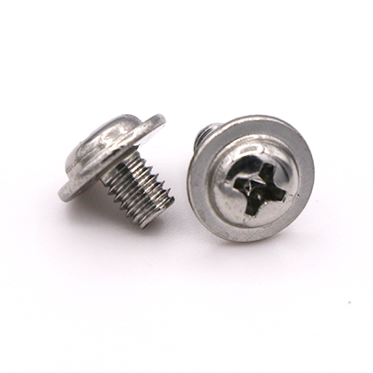 Phillip/Cross Pan Head Screws With Collar