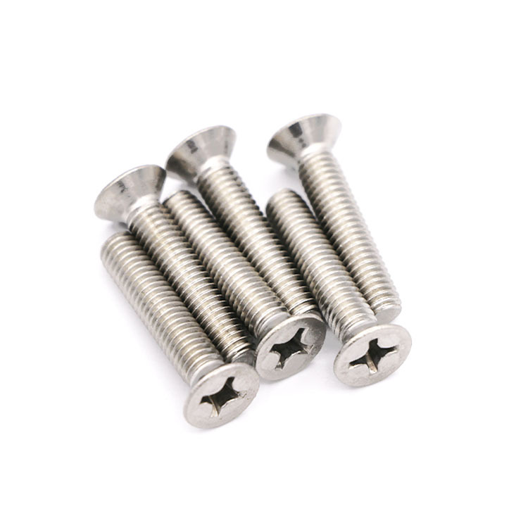 Inch Stainless Steel 304 Cross Countersunk Head Screws