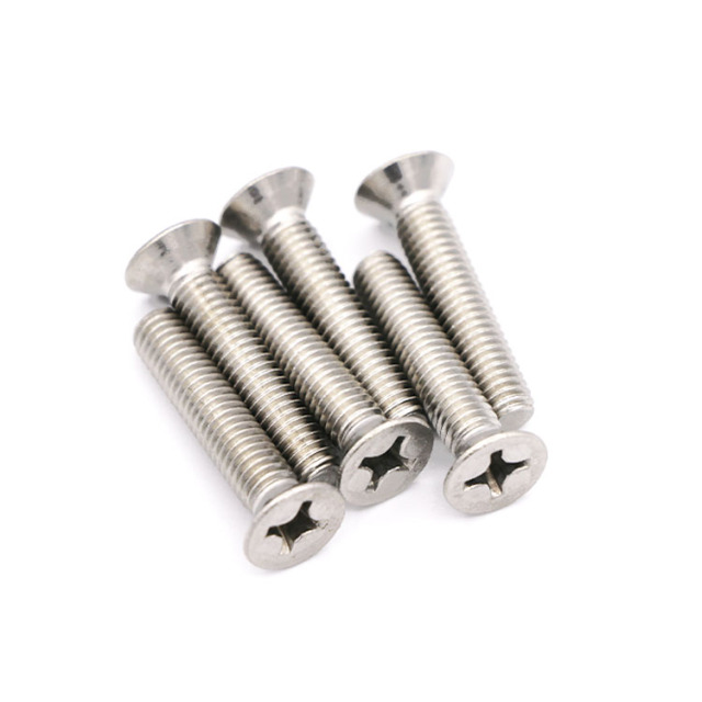 Inch Stainless Steel 304 Cross Countersunk Head Screws