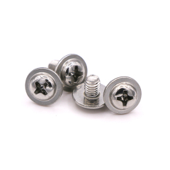 Customized Stainless Steel Cross Pan Head Washer Screws