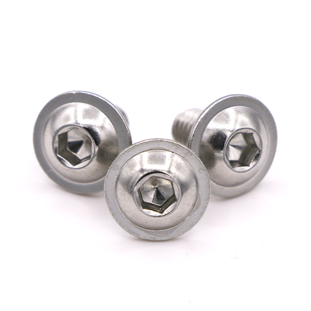 Customized Stainless Steel Metric/Inch Hex Socket Button Head Screws With Collar