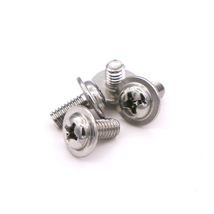 Phillip/Cross Pan Head Screws With Collar