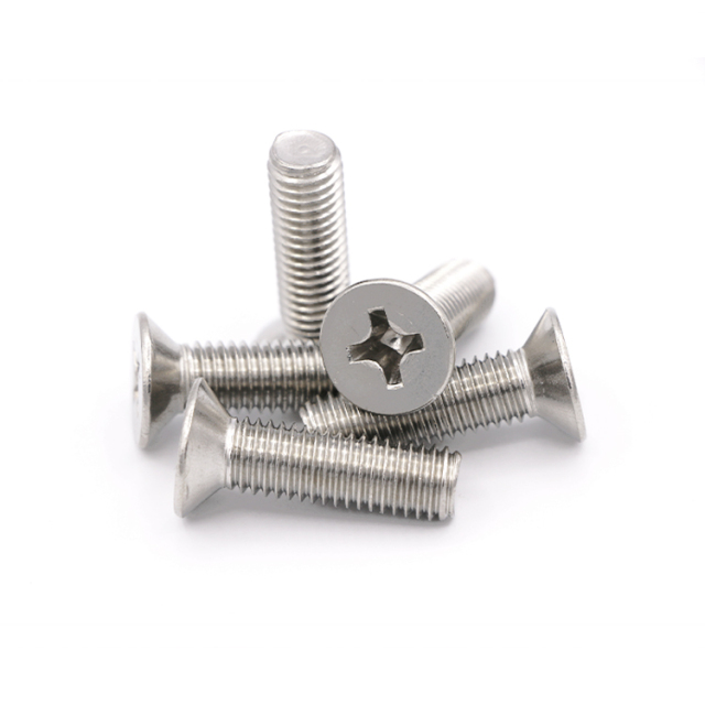 Inch Stainless Steel 316 Cross Countersunk Head Screws