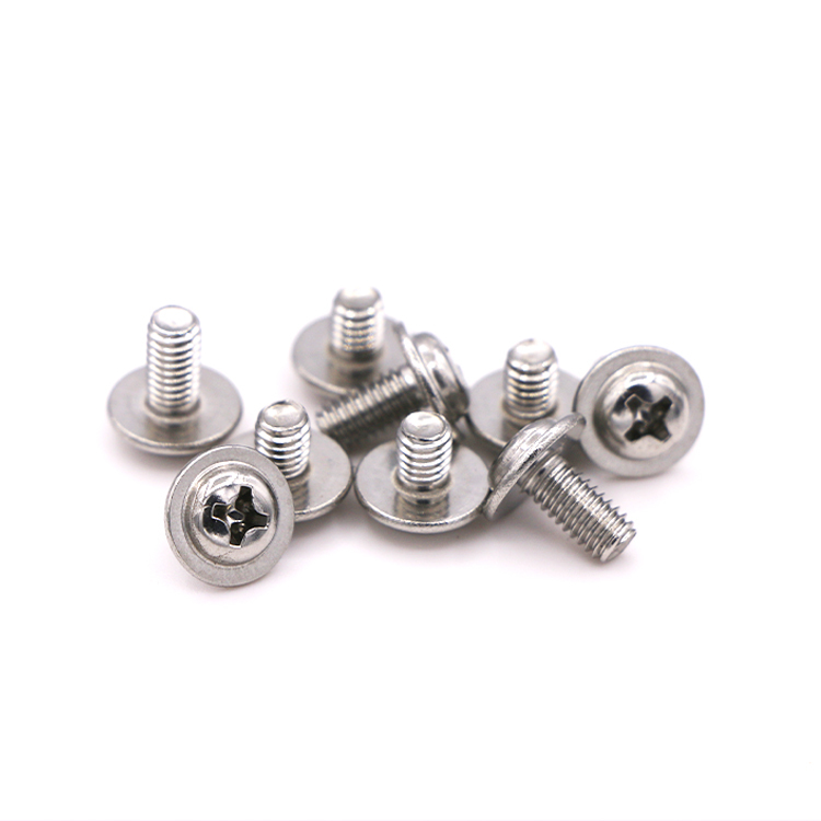 Customized Stainless Steel Cross Pan Head Washer Screws