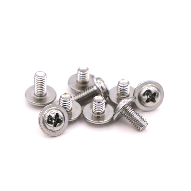 Customized Stainless Steel Cross Pan Head Washer Screws