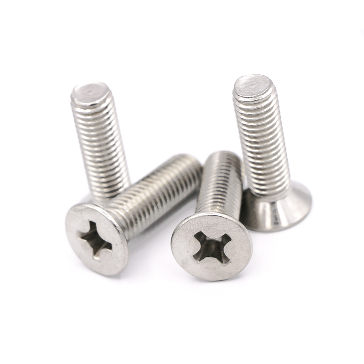 Inch Stainless Steel 304 Cross Countersunk Head Screws