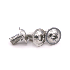 ISO7380-2 Stainless Steel 316 Hex Socket Button Head Screws With Collar