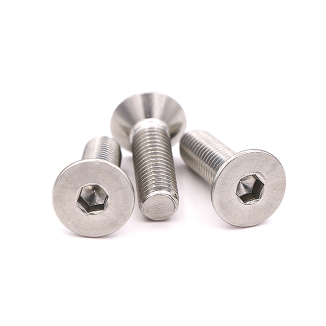 Stainless Steel Inch Hex Socket Countersunk Head Screws