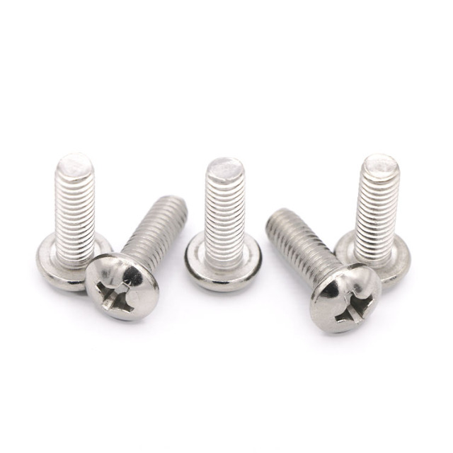 M12 304/316 Stainless Steel Phillip Pan Head Screws