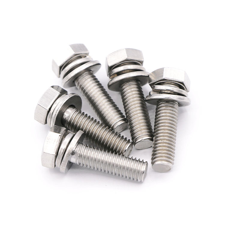 Stainless Steel Hexagon Sems Screws