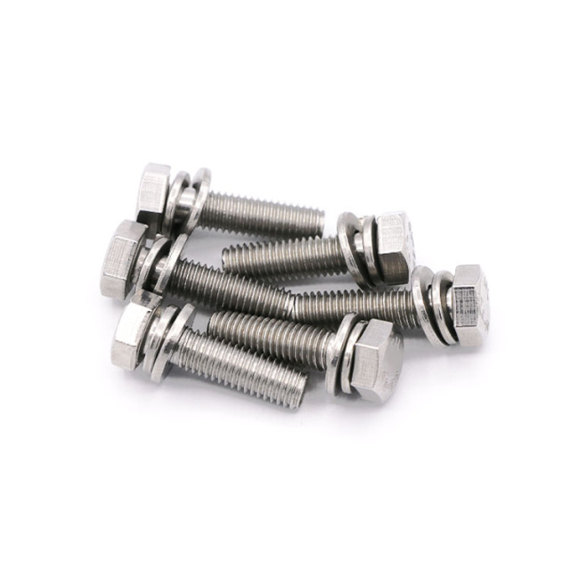 Stainless Steel Hexagon Sems Screws