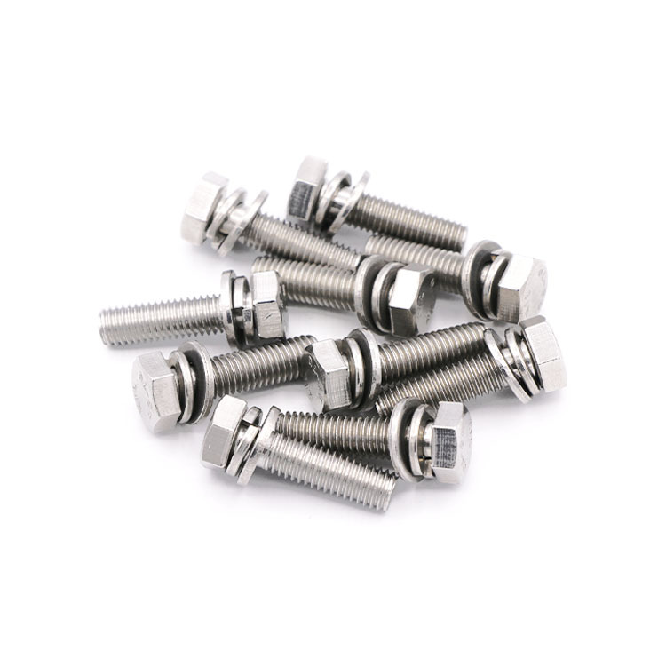 Stainless Steel Hexagon Sems Screws