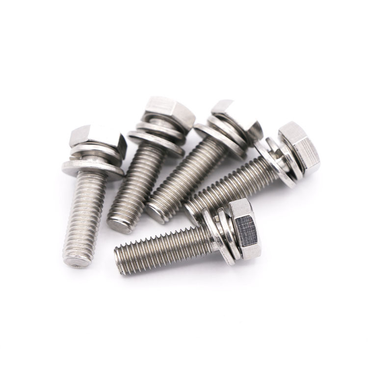 Stainless Steel Hexagon Sems Screws