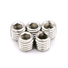 DIN913 Hex Socket Flat End Stainless Steel Set Screws