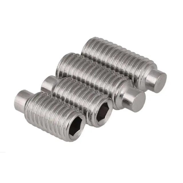 DIN915 Stainless Steel Hexagon Socket Set Screws With Dog Point