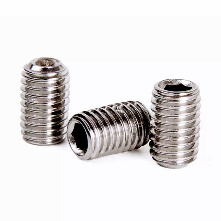 DIN916 Stainless Steel Hex Socket Concave End Set Screws