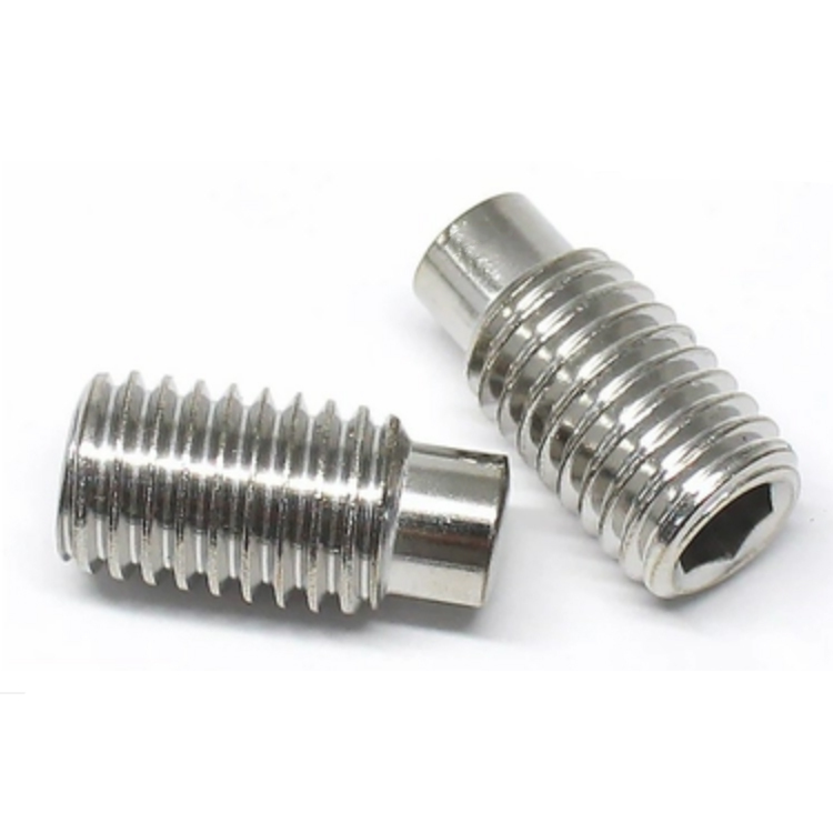 DIN915 Stainless Steel Hexagon Socket Set Screws With Dog Point