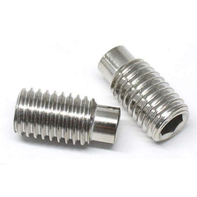 DIN915 Stainless Steel Hexagon Socket Set Screws With Dog Point