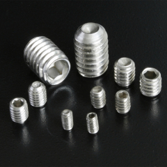 ANSI B18.3 INCH Cup Point/Concave End Stainless Steel Set/Grub Screws