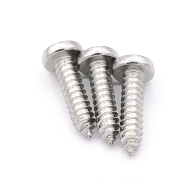 DIN7981 Stainless Steel 304 Cross Pan Head Self-tapping Screws