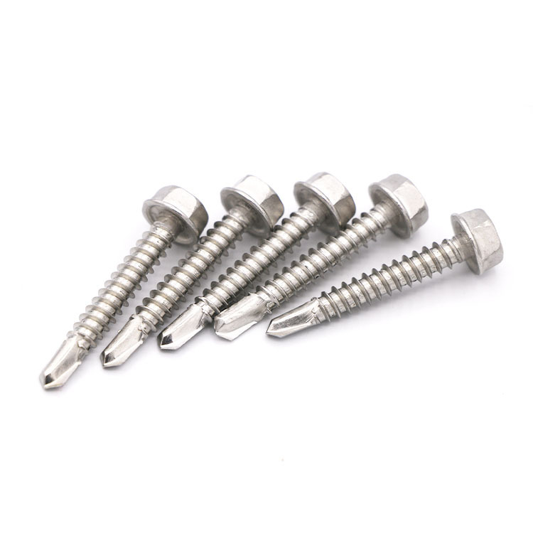DIN7504K Stainless Steel 316 Hexagon Self Drilling Screws