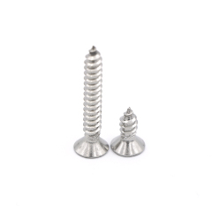 DIN7982 SS304 Stainless Steel Cross Countersunk Head Self-tapping Screws
