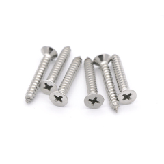 DIN7982 SS304 Stainless Steel Cross Countersunk Head Self-tapping Screws