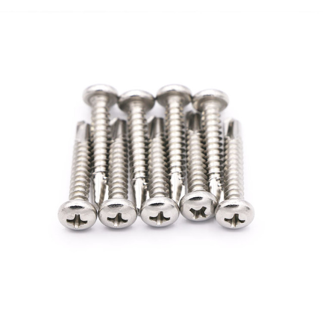 DIN7504N Stainless Steel 304 Cross Pan Head Self Drilling Screws