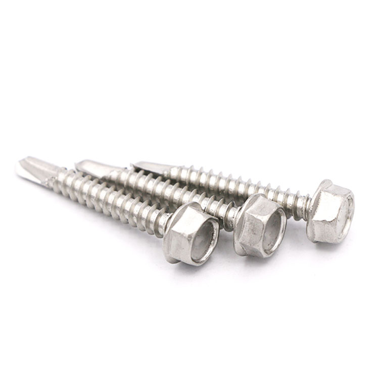 DIN7504K Stainless Steel 304 Hexagon Self Drilling Screws