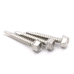 DIN7504K Stainless Steel 304 Hexagon Self Drilling Screws