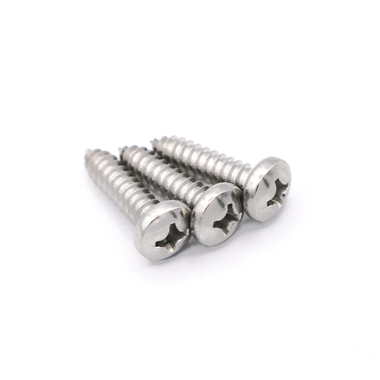 DIN7981 Stainless Steel 304 Cross Pan Head Self-tapping Screws