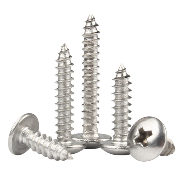 JISB1122T Stainless Steel 304 Cross Truss Head Self-tapping Screws